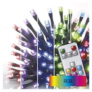 LED garland, 230Vac, 16m, 160 x LED, RGB, controller, IR remote control, EMOS