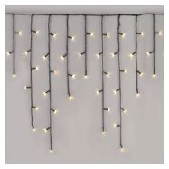 LED garland/curtain, 230Vac, 10 × 0.65m, 600 x LED, warm white, controller, EMOS