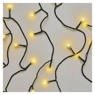 LED garland SMALL BALLS, 230Vac, 20m, 200 x LED, warm white, timer, EMOS