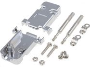 Enclosure:for D-Sub connectors;straight,shielded;UNC4-40