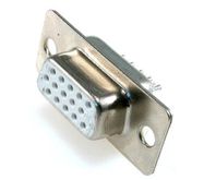 Connector:D-Sub HD;female;PIN:15;straight;soldered,on cable