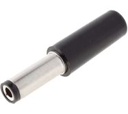 Power plug DC 2.5/5.5 mm, cable mount, 14mm LUMBERG