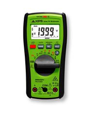 Digital multimeter, HVAC, PV, TRMS, 1500V/2000 AC/DC, 10A AC/DC, 100kHz, 40MOm, 10mF, -40-400C, LoZ, 6000 LCD, KPS