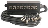 XLR MULTICORE, 8 WAY 30M