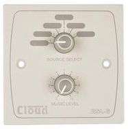 WALLPLATE, SOURCE LEVEL CONTROL, WHITE