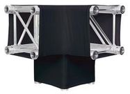 TRUSS SLEEVE, 3 WAY CORNER, BLACK