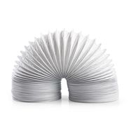 PVC Air Outlet Hose | 127 mm | 6.00 m | Suitable for: Air Ventilation / Tumble Dryers | White