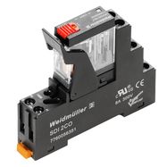 DRIKIT 115VAC 2CO LD/PB, Relay kit, 115 V AC, 2CO, AgSnO, 5 A, Screw connection, LED+TEST, Weidmuller