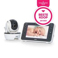 Video baby monitor with 5" colour display White / Anthracite
