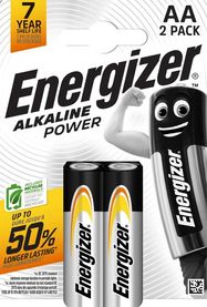Alkaline battery LR6 (AA) 1.5V 2900mAh Alkaline Power Energizer 2pcs blister