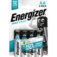 Alkaline battery LR6 (AA) EP91 1.5V 3000mAh MAX plus Energizer 4pcs blister