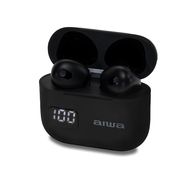 True Wireless Bluetooth 5.3 Earphones with Charging Case, Black