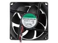 Fan:DC;80x80x25mm;Bearing:ball bearing;56.1m3/h;28dBA;24VDC