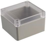 ENCLOSURE WITH CLR LID, 85X80X55MM