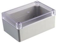 ENCLOSURE WITH CLR LID, 125X85X55MM