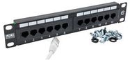 12 PORT, PATCH PANEL, 4U CABINET