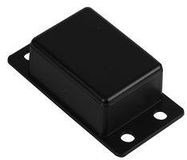 RECTANGULAR FLANGED BOX BLK 76X51.5MM