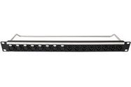 LOADED PANEL, XLR, 16PORT, 1U, M3