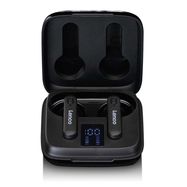 Wireless headphones, charging case with display, Bluetooth® and TWS Black