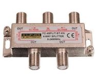 4 WAY F-SPLITTER 5-2250MHz KONIG