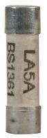 CARTRIDGE FUSE, 5A, 240VAC, 6.35X23MM