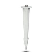 Floodligt holder pinch in ground, white