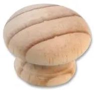 ROUND PINE CABINET KNOBS 35MM DIA (PK5)