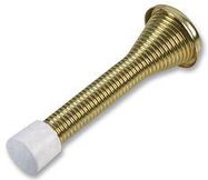 SPRING DOORSTOP, BRASS (PK10)