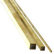 BRASS TUBE, SQUARE, 3/16" X 12"