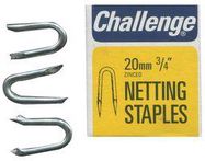 NETTING STAPLES ZINC PLATED, 20MM (40G)