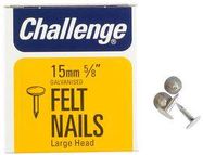 FELT XL HEAD CLOUT NAILS 15MM (225G)