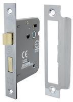 2.5IN FIRE BATHROOM LOCK - NICKEL