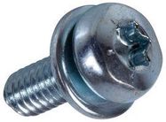 SCREW, PAN HEAD TORX, STEEL, M4, 10MM