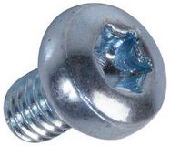 RECESSED PAN HEAD TORX SCREW, STEEL, M4