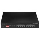 Long Range 8-Port Gigabit Ethernet PoE+ Switch with DIP Switch