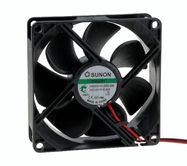 Fan 80x80x25mm 12Vdc 0.48W, 40.2m³/h 20.4dBA vapo SUNON RoHS