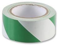 TAPE HAZARD/AISLE MARKING GN/WHT 33M