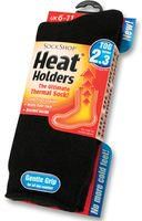 HEAT HOLDERS THERMAL SOCKS BLK 6-11