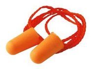 EAR PLUGS, FOAM, CORDED (BOX 100)