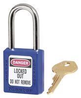 ZENEX LOCKOUT PADLOCK BLUE