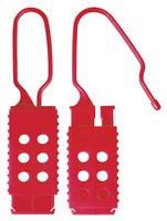 LOCKOUT HASP, 1" X 2.5", NYLON, RED