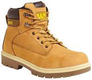 SAFETY BOOT, 6", HONEY NUBUCK, SIZE 10