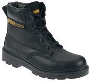 SAFETY BOOT, 6", BLACK, SIZE 7