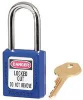 ZENEX LOCKOUT PADLOCK BLUE KEYED ALIKE