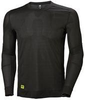 LIFA BASELAYER CREWNECK BLACK - LARGE