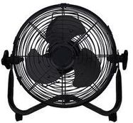 14 INCH METAL FLOOR FAN, BLACK, EU