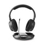 Wireless TV Headphones | RF | On-Ear | Maximum battery play time: 11 hrs | 100 m | Digital Audio | Charging dock | Black