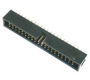 Socket;IDC;male;PIN:40;straight;THT;gold plated;2.54mm