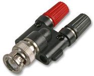 ADAPTOR, BNC PLUG-2XBINDING POST PLUG