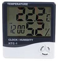 THERMO HYGROMETER W/ALARM & CALENDAR